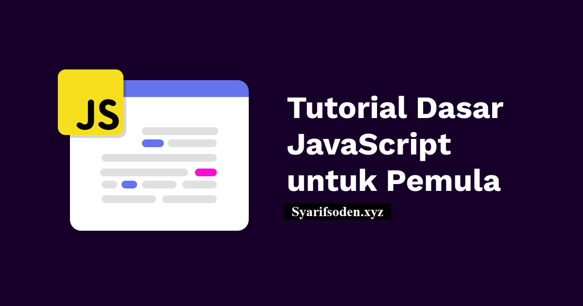 Belajar dasar-dasar javascript